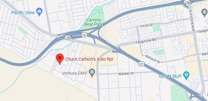 Map of Chucks Car Shop